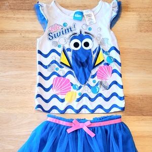 4T Dory - Finding Nemo - 2 Piece Outfit